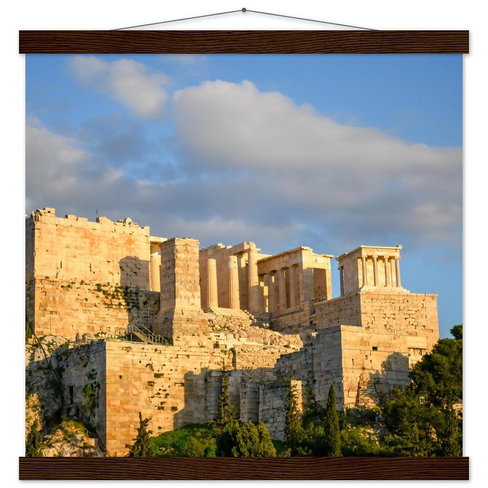 Thumbnail: Acropolis of Athens Horizontal Poster with Hanger