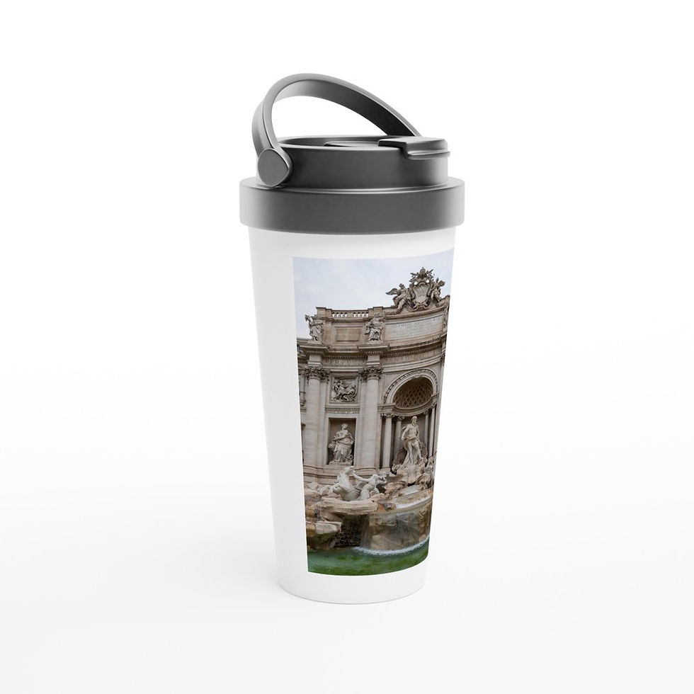 Trevi Fountain Stainless Steel Travel Mug
