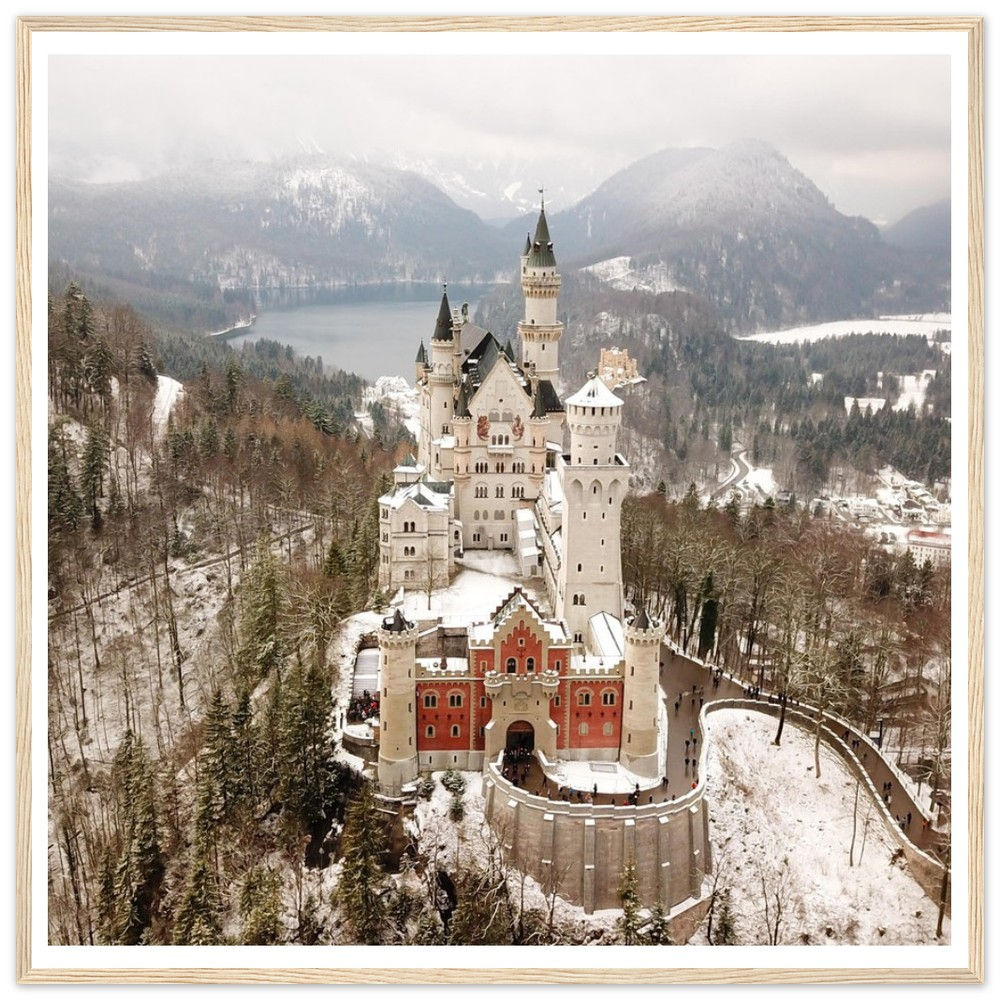 Neuschwanstein Castle Wall Art, Germany Travel Photography