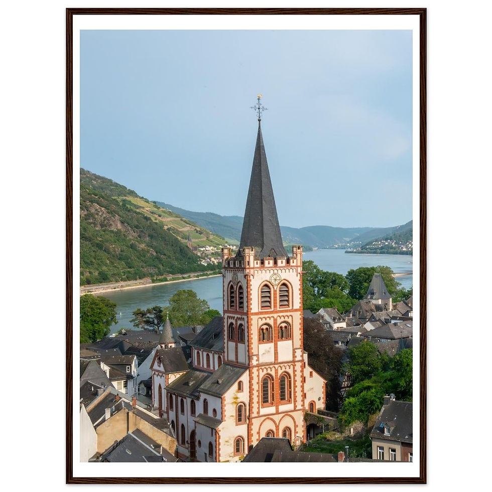 Thumbnail: Bacharach Wall Art, Germany Travel Photography