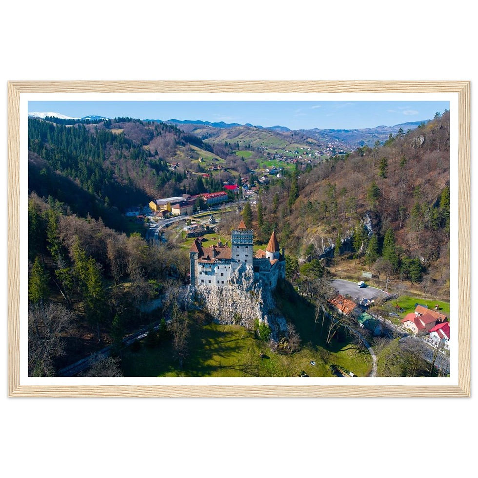 Thumbnail: Bran Castle Wall Art, Romania Travel Photography Print