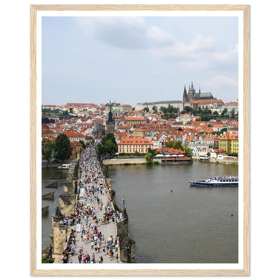 Thumbnail: Prague Vertical Wall Art, Czech Republic Travel Photography