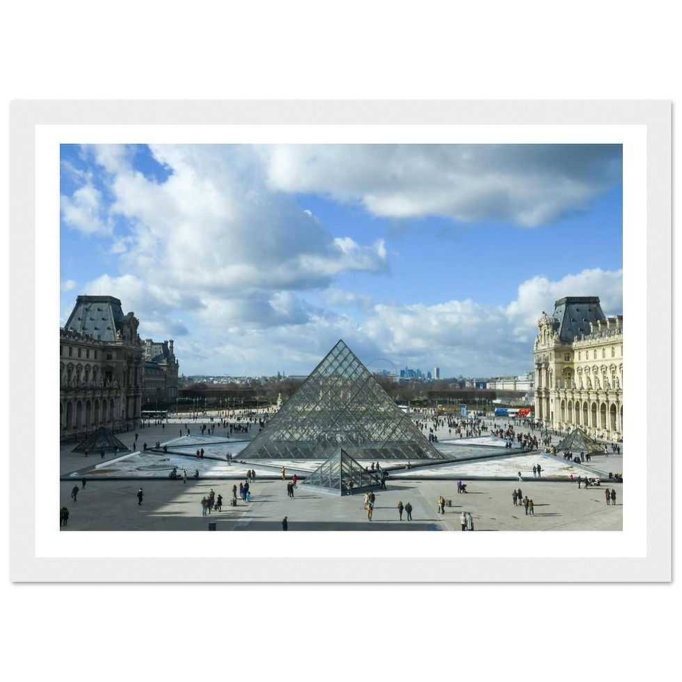 Thumbnail: Louvre Museum Wall Art, France Travel Photography