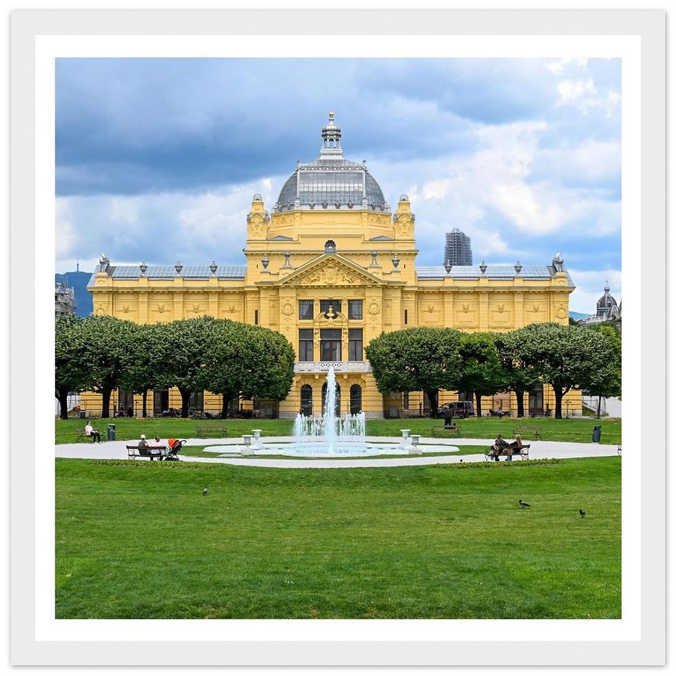 Thumbnail: Zagreb Wall Art, Croatia Travel Photography