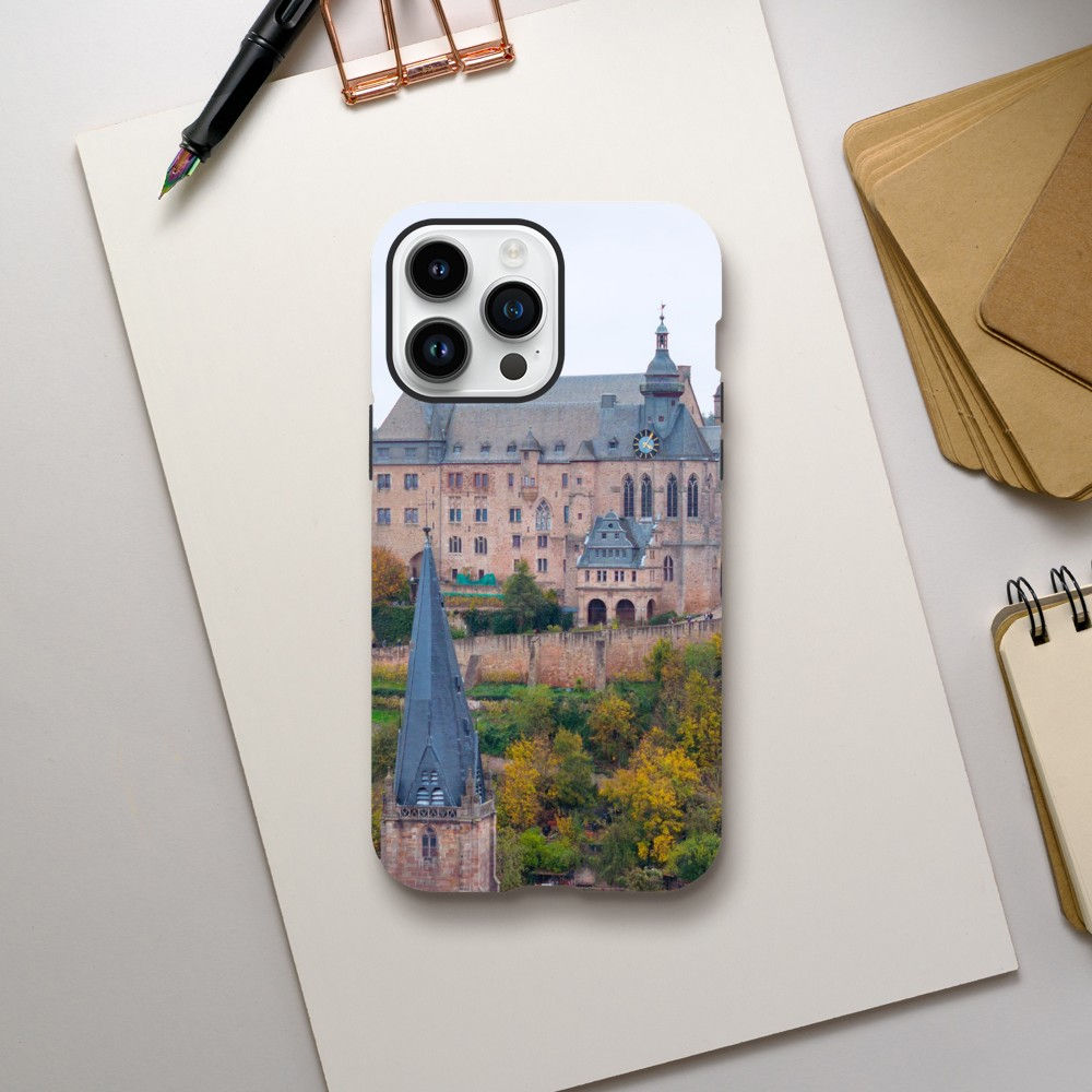 Marburg Tough Phone Case, Germany Travel Cover, Historic City Gift