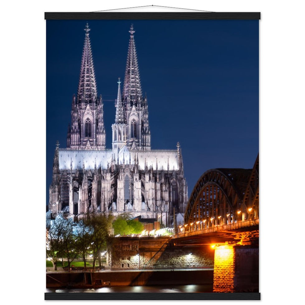 Thumbnail: Cologne Cathedral Poster with Hanger