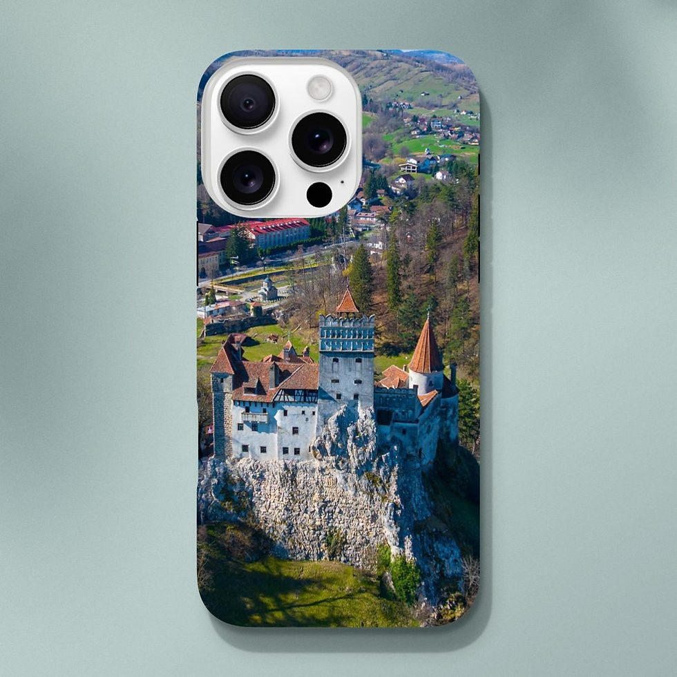 Thumbnail: Bran Castle Tough Phone Case, Romania Travel Cover, Castle Design Gift
