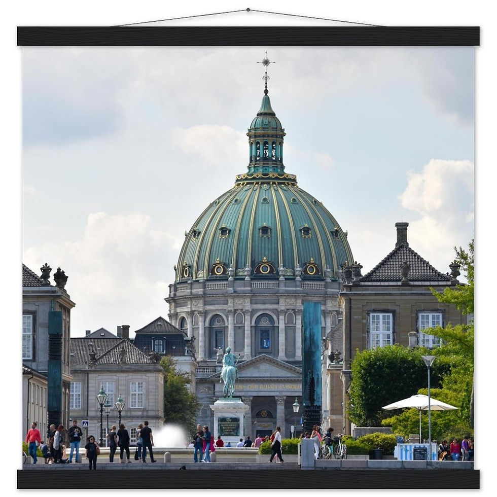 Thumbnail: Copenhagen Horizontal Poster with Hanger