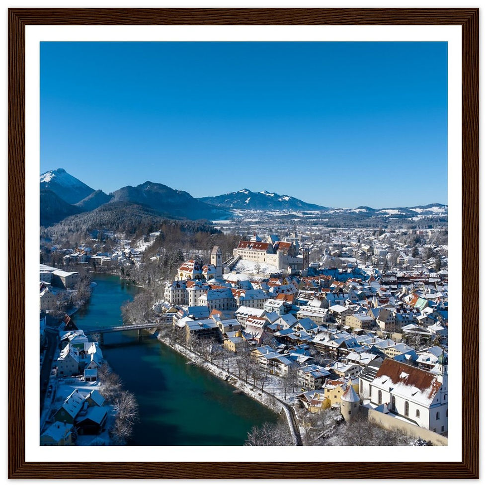 Thumbnail: Füssen Wall Art, Germany Travel Photography