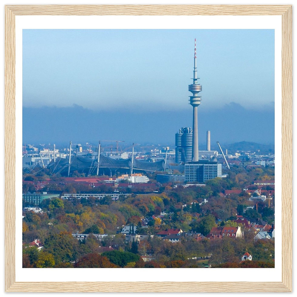 Thumbnail: Munich Skyline Wall Art, Germany Travel Photography
