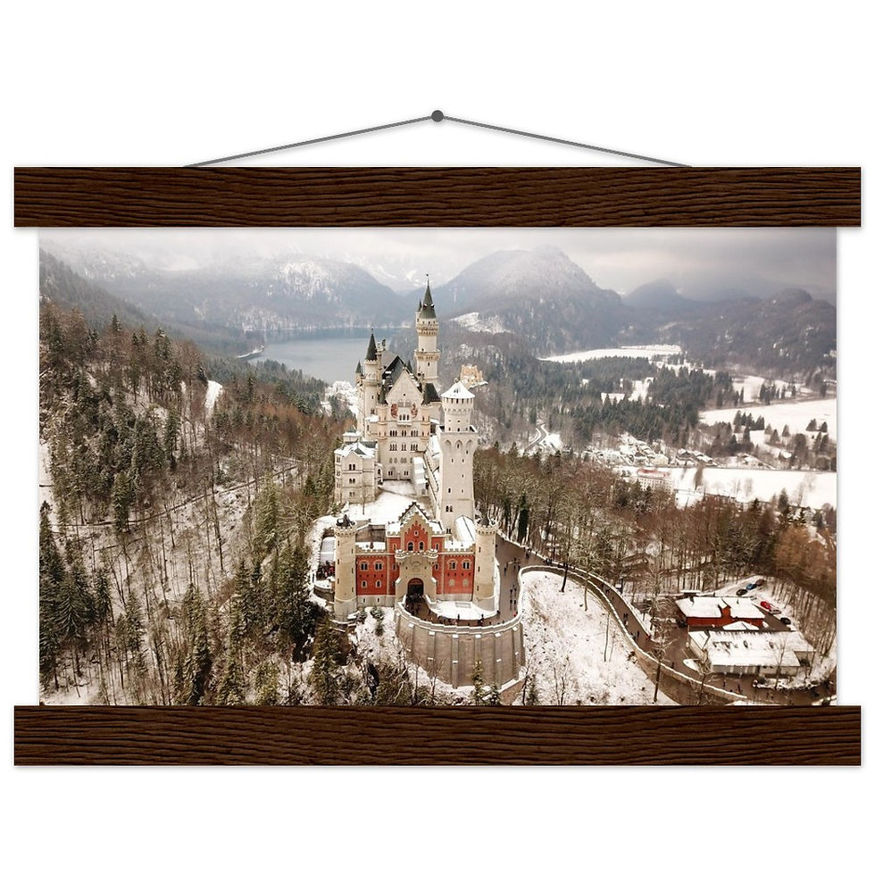 Thumbnail: Neuschwanstein Castle Horizontal Poster with Hanger
