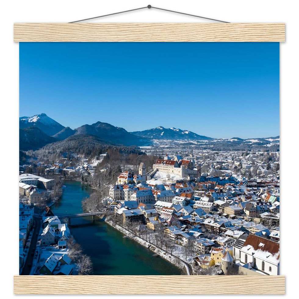 Thumbnail: Füssen Poster with Hanger