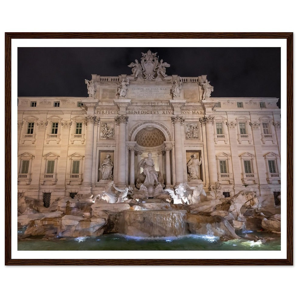 Thumbnail: Trevi Fountain Poster. Rome Wall Art, Italy Travel Photography