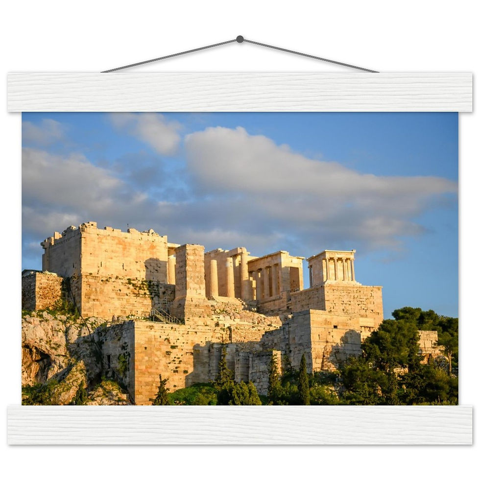 Thumbnail: Acropolis of Athens Horizontal Poster with Hanger