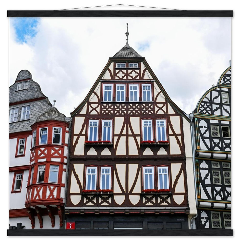 Thumbnail: Limburg an der Lahn Horizontal Poster with Hanger