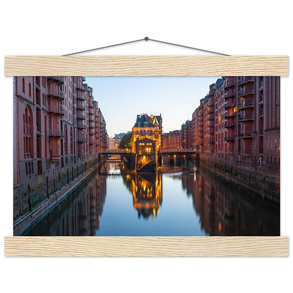 Thumbnail: Hamburg Horizontal Poster with Hanger