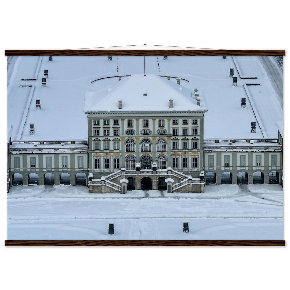 Thumbnail: Nymphenburg Palace Horizontal Poster with Hanger