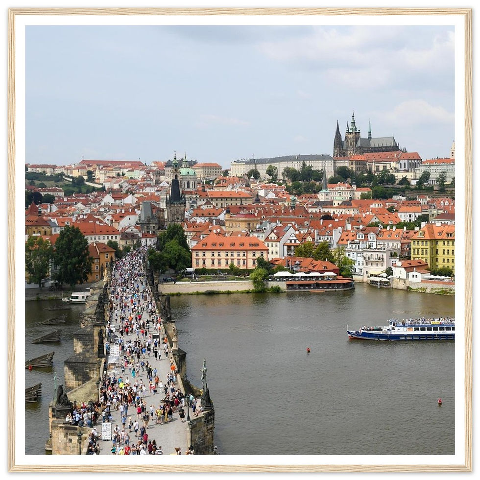 Thumbnail: Prague Vertical Wall Art, Czech Republic Travel Photography