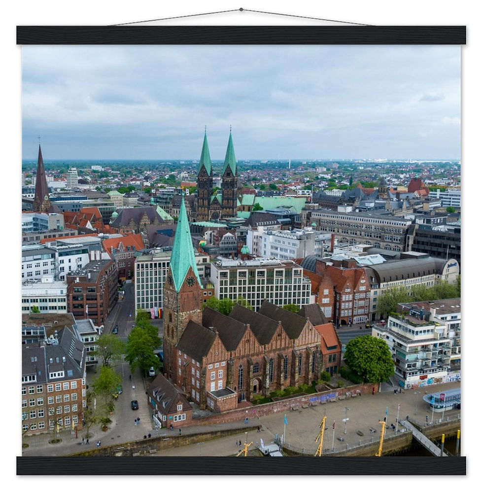 Thumbnail: Bremen Poster with Hanger