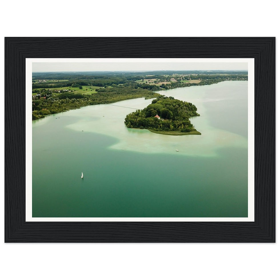 Wörthsee Wall Art, Germany Travel Photography