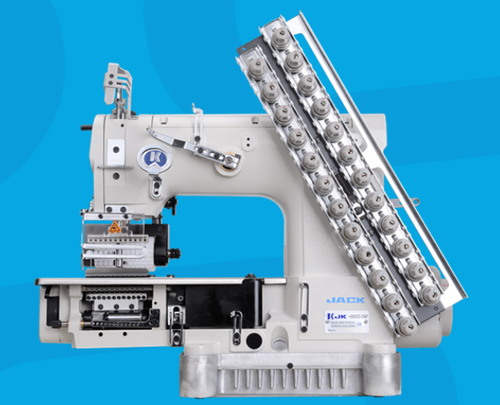 Jack 8009 VC 12 Needle Elastic Machine | Navbharat Machines