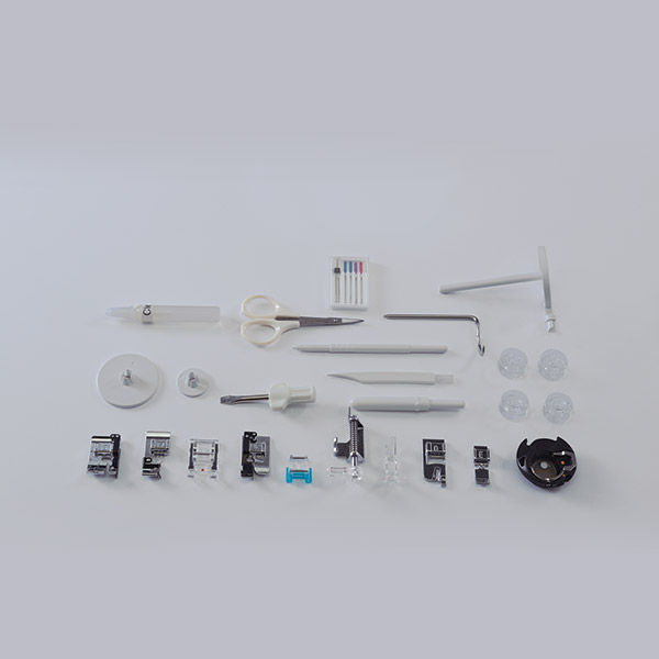 Thumbnail: Usha Memory Craft 9850 computerised embroidery machine
