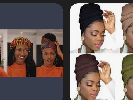 Scarves and head wraps are on sale for $5