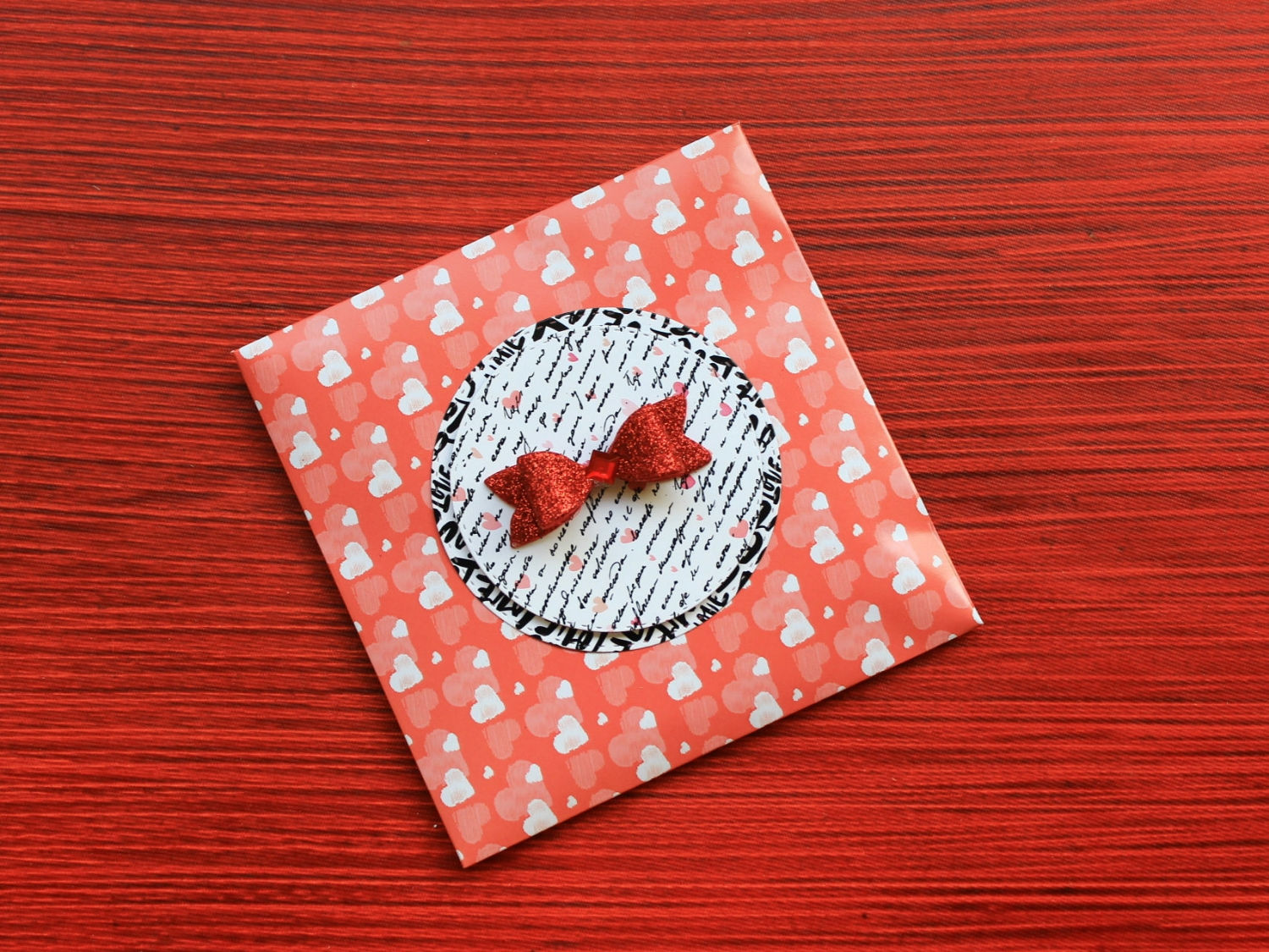 Love you - Handmade card