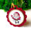 Thumbnail: Handmade Christmas Tags — Scalloped Santa Series - Set A