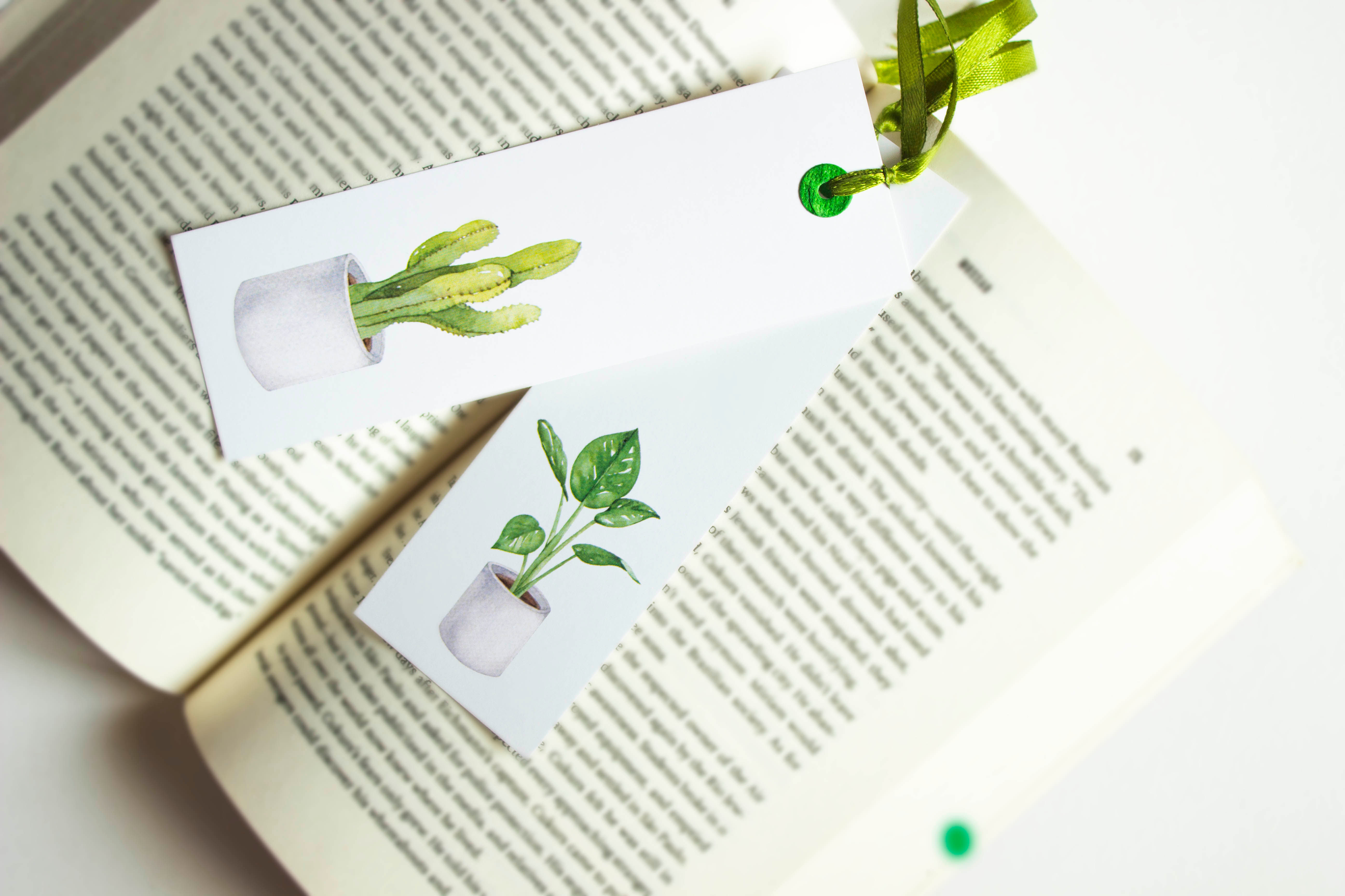 Potted Plant Bookmark