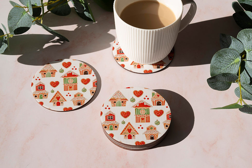 Thumbnail: Christmas Coasters