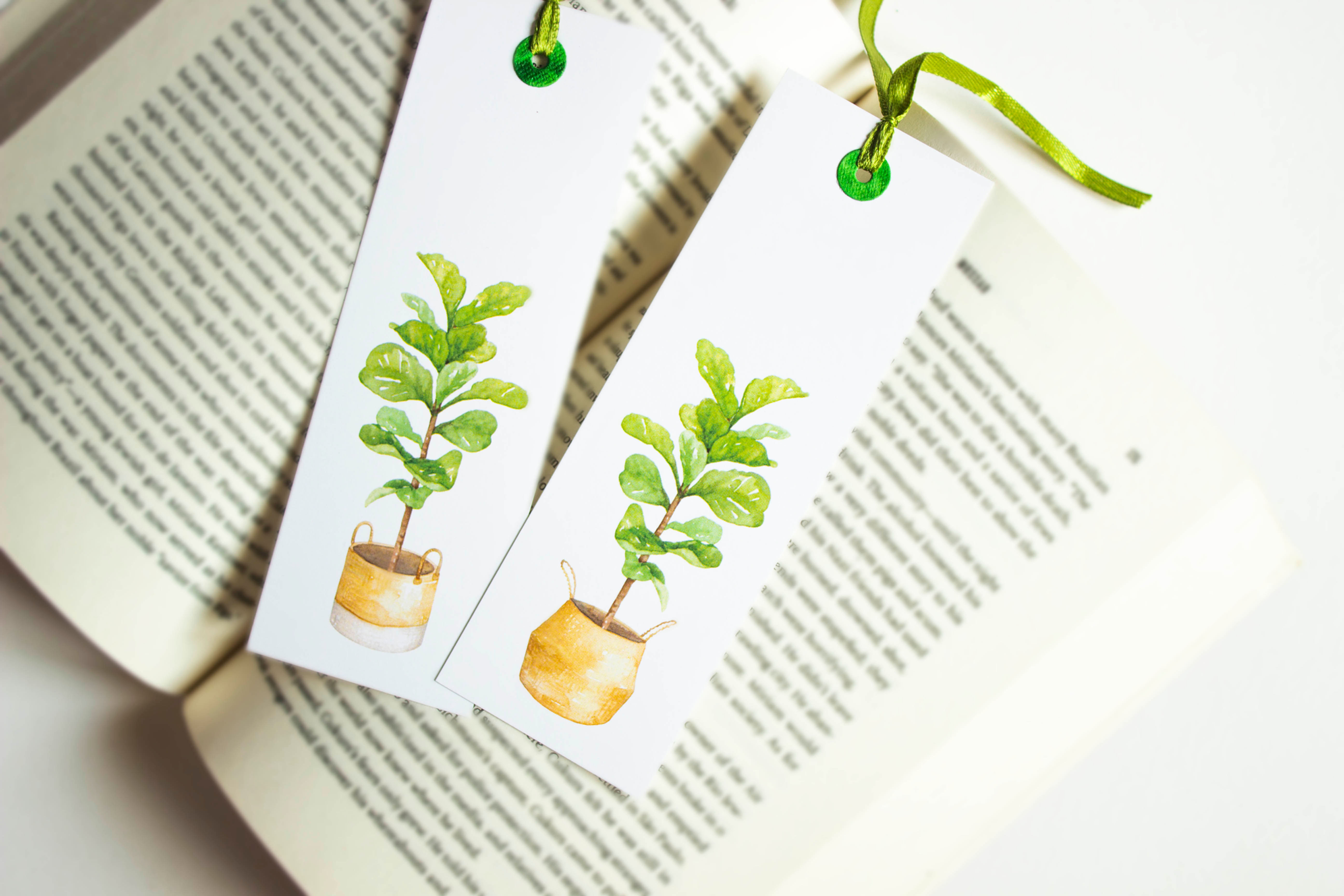 Potted Plant Bookmark