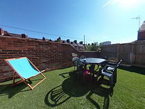Garden in Mowbray Avenue student house accomodation in Exeter