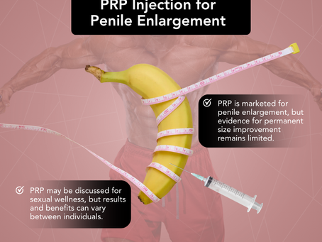 PRP Injection for Penile Enlargement in Little Elm, TX: Size Claims vs Reality