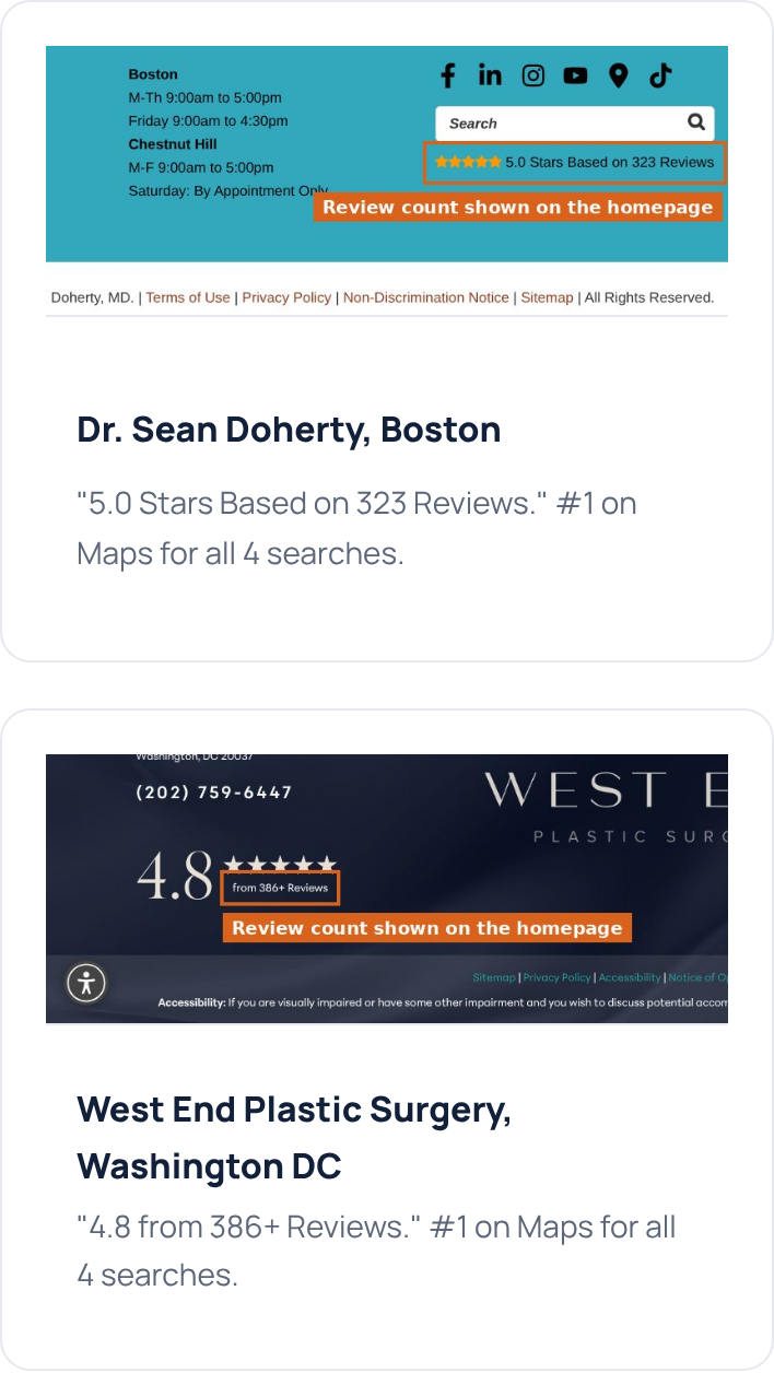 Dr. Sean Doherty, Boston; West End Plastic Surgery, Washington DC