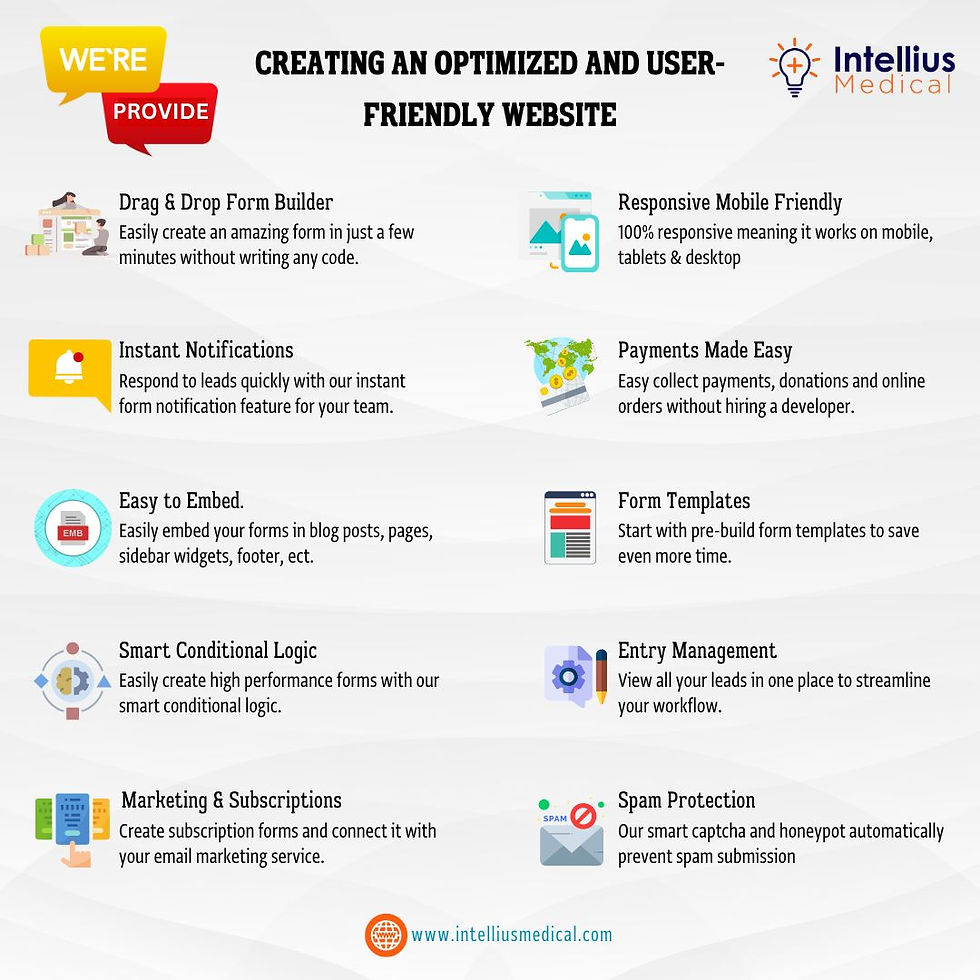 Creating an optimized and user-friendly website