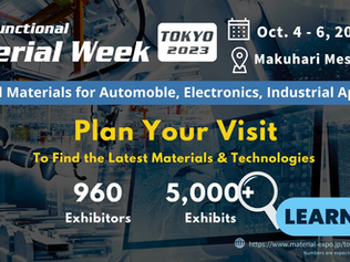 Highly-Functional Material Week TOKYO 2023 Gears Up for Cutting-Edge Material Showcase