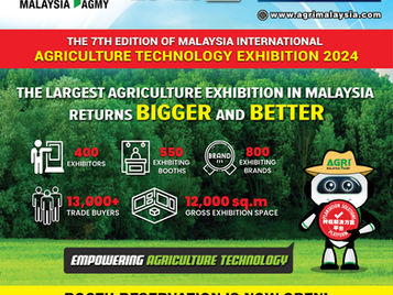 Southeast Asia’s Key Agriculture Technology Exhibition Set For 26 – 28 September 2024