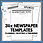 Thumbnail: Create a Class Newspaper - EDITABLE Templates + Graphic Organizers + Article