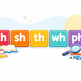 Illustration of digraphs at Sherbert Learning