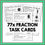 Thumbnail: Fraction Worded Problems - TASK CARDS + WORKSHEETS - Naming, Equivalent +MORE