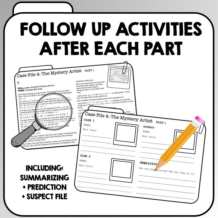 Thumbnail: Detective Reading 4 - Making Predictions + Inferences + Summarizing Work