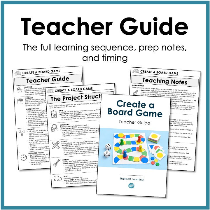Thumbnail: Create a Board Game — Project-Based Learning Unit