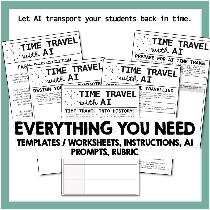 Thumbnail: Time Travel with AI - For Any History Unit - Artificial Intelligence & ChatGPT