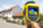 Camera thermique pour l'isolation des combles