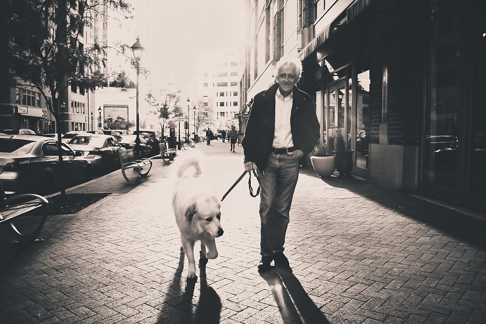 Seniors benefit from pet ownership.