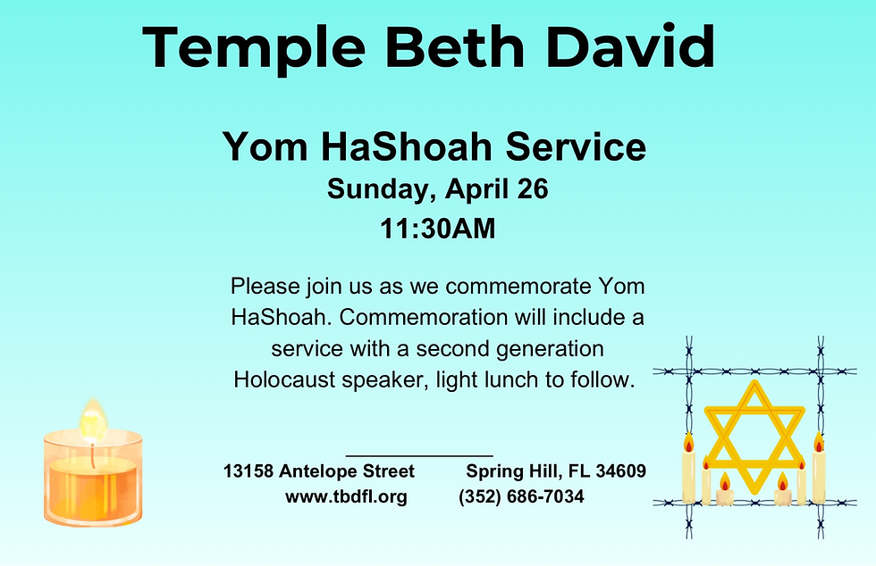 Weekly Message 04.24.2026 Parashat Acharei-Kedoshim