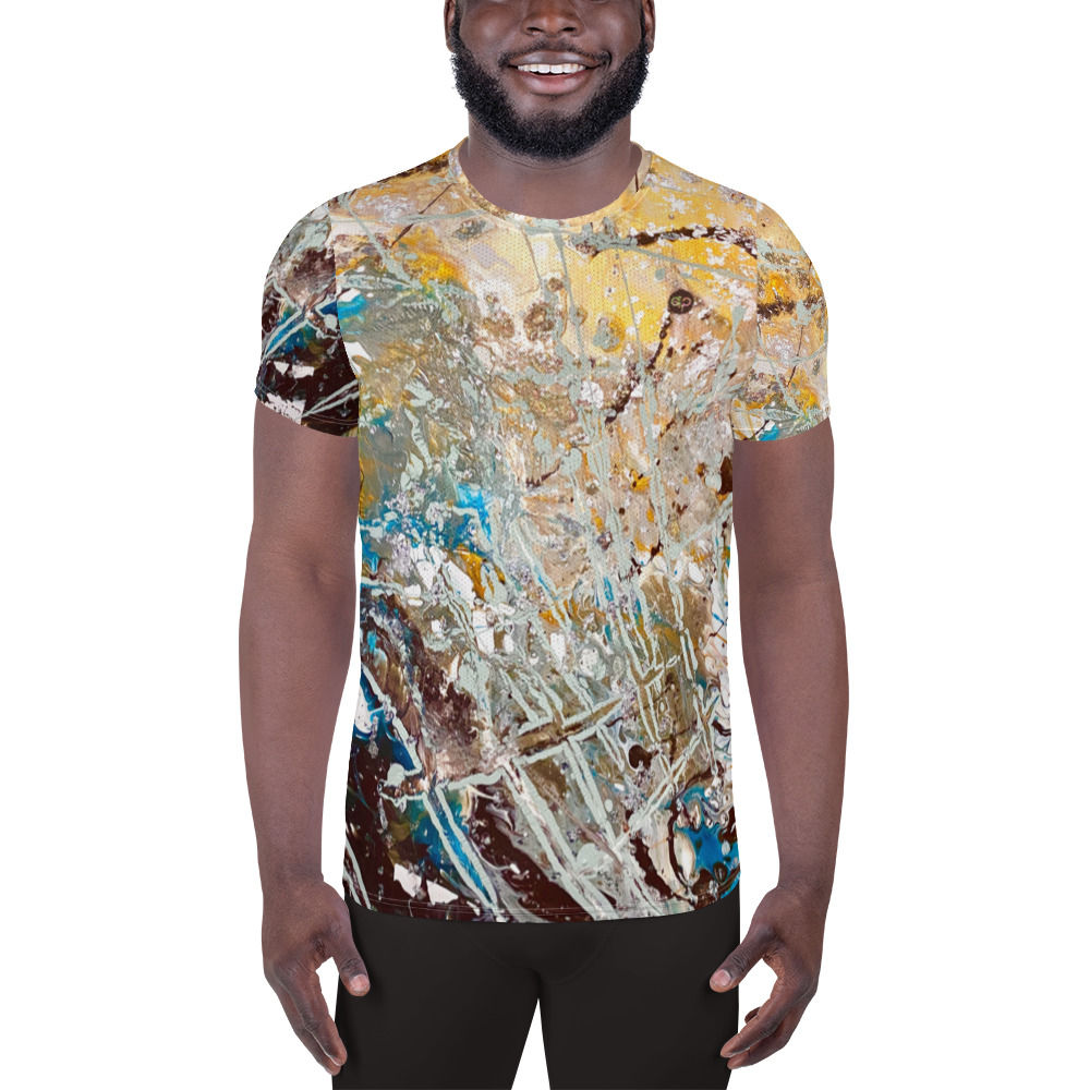 PRESTO ABSTRACT Men's Athletic T-shirt