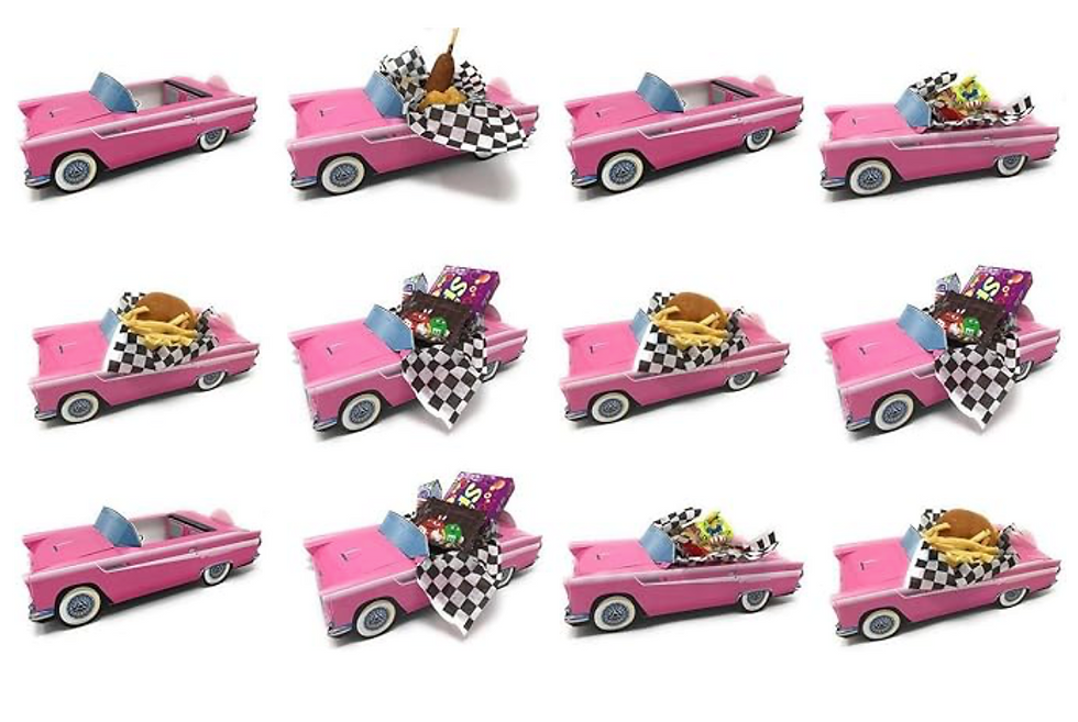 Pink Cadillac Food Boxes
