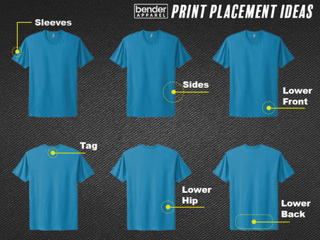 SCREEN PRINT PLACEMENTS